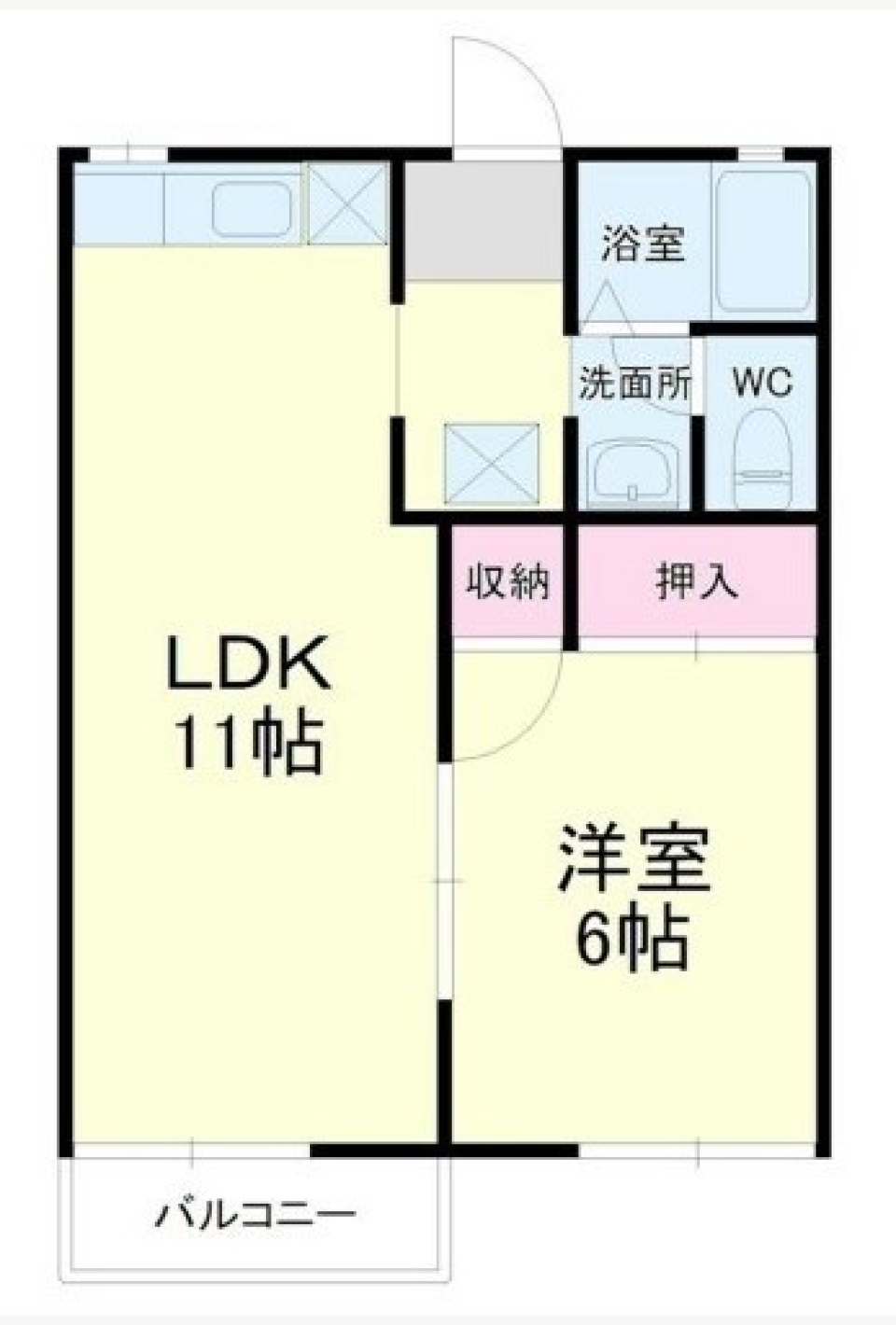 かわいい！が詰まったお部屋の間取り図
