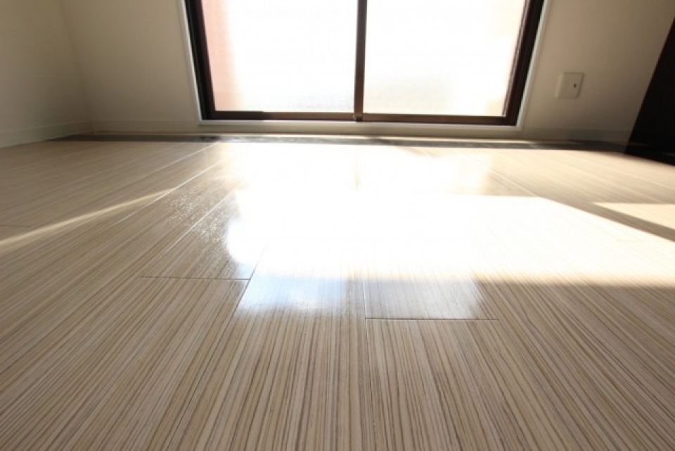 床は白っぽい。