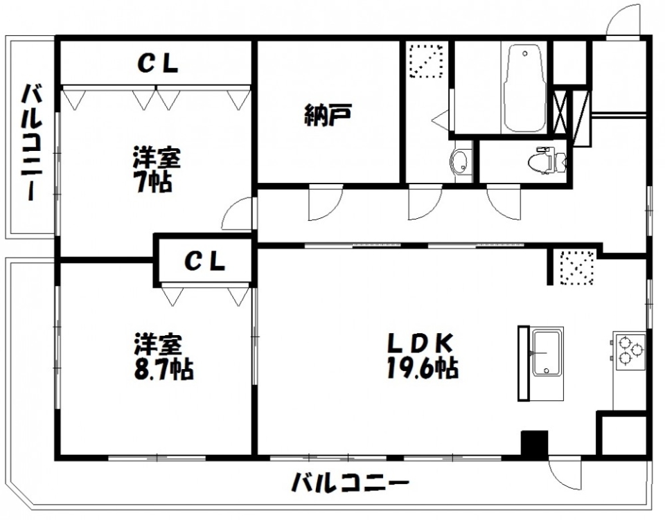 白いキャンバスに水色の絵の具。の間取り図