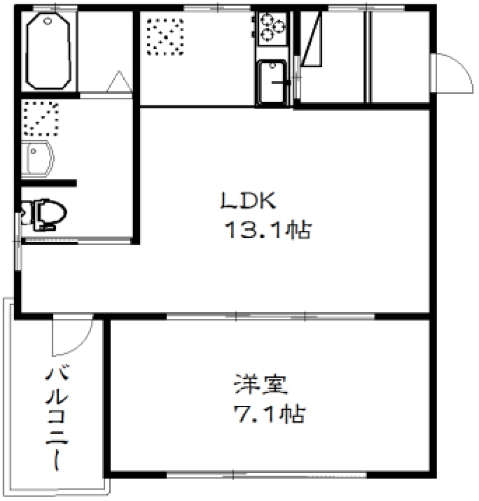 好感の持てる玄関。の間取り図