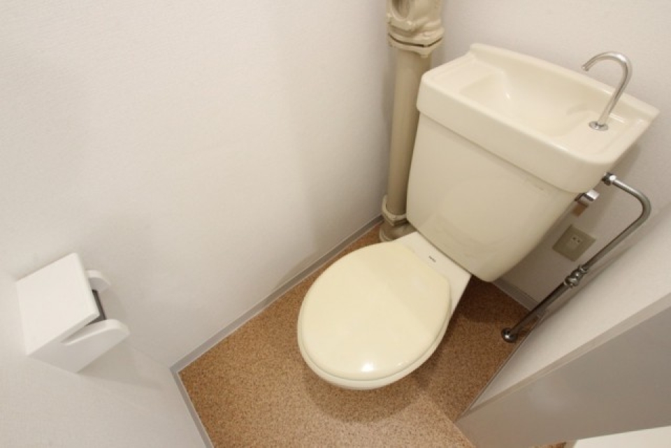 トイレの様子。ちょっとレトロな雰囲気