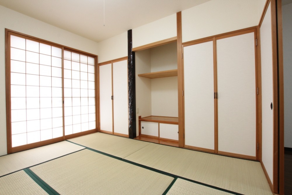 真新しく気持ちのいい6帖の和室