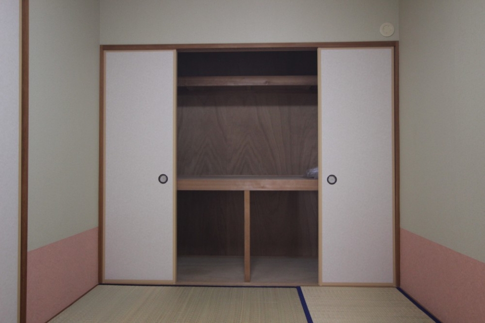 和室も収納たっぷり。