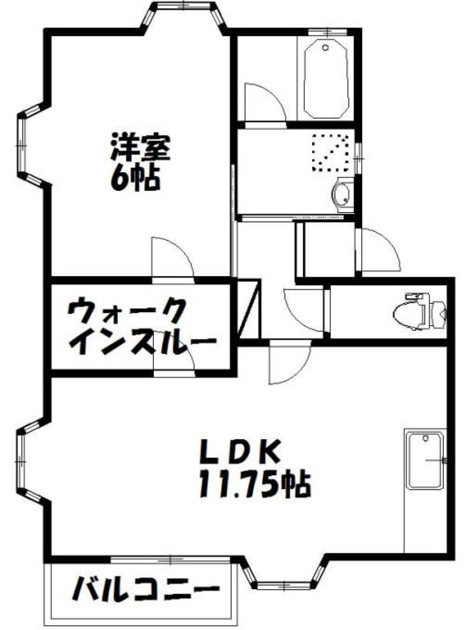 ぐるりと１周部屋巡り。の間取り図