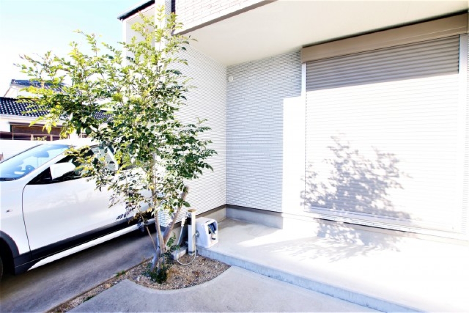 植栽が素敵です。