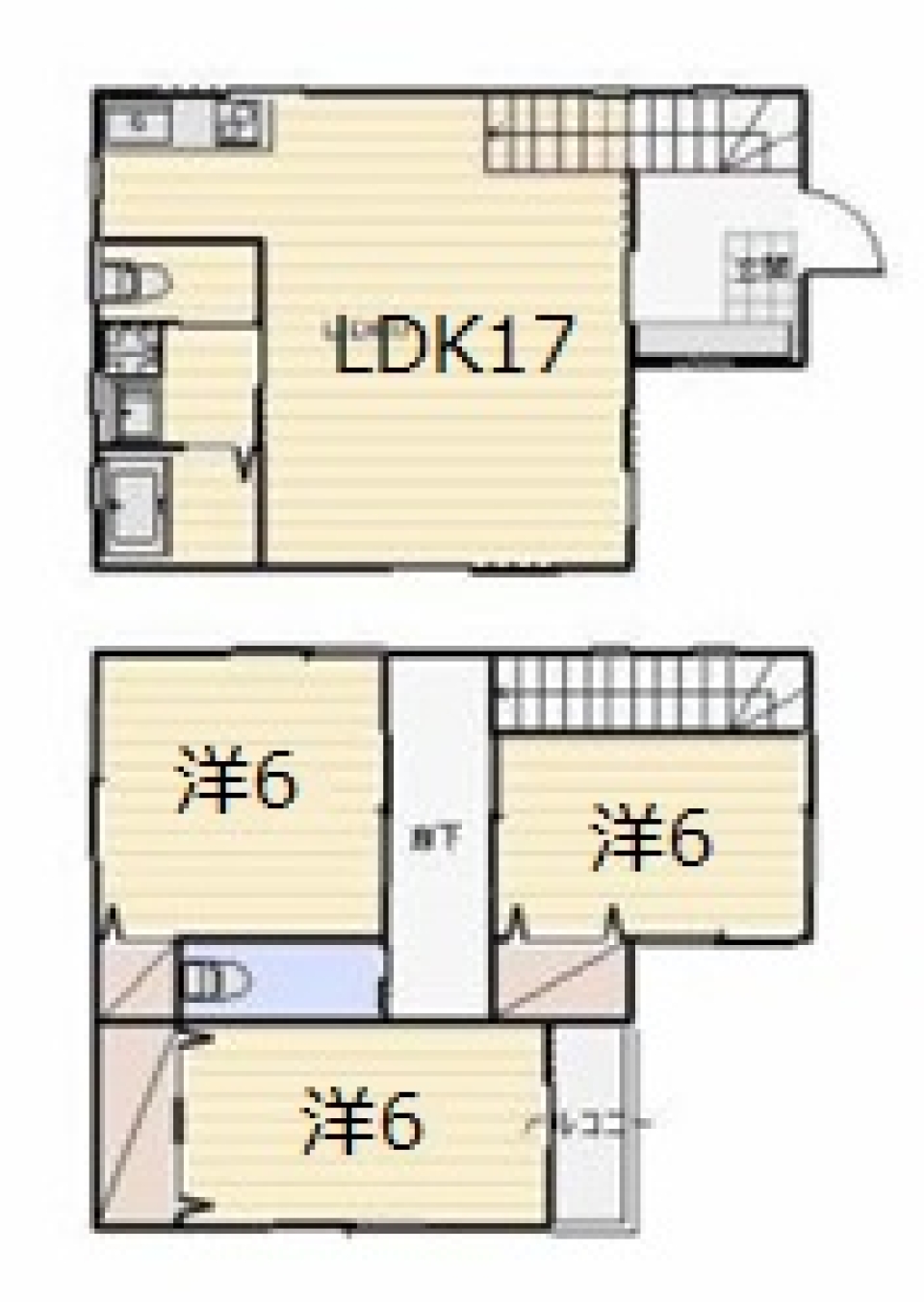 庭でサッカーしよう！の間取り図