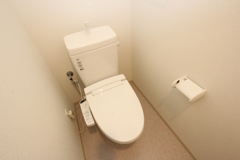 トイレはシャワー付き