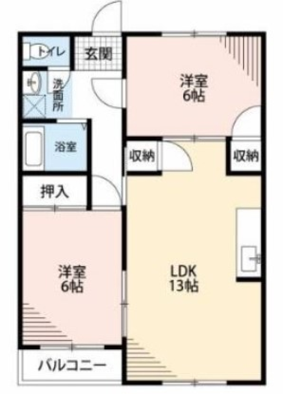 愛犬と暮らそう［ペット可］の間取り図
