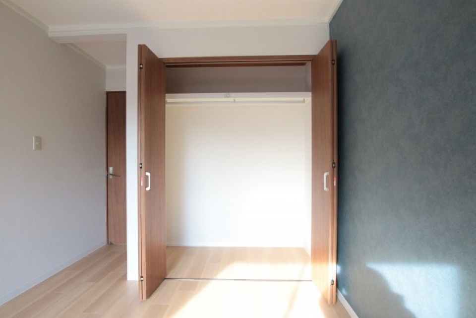 このお部屋の収納は大きめ。