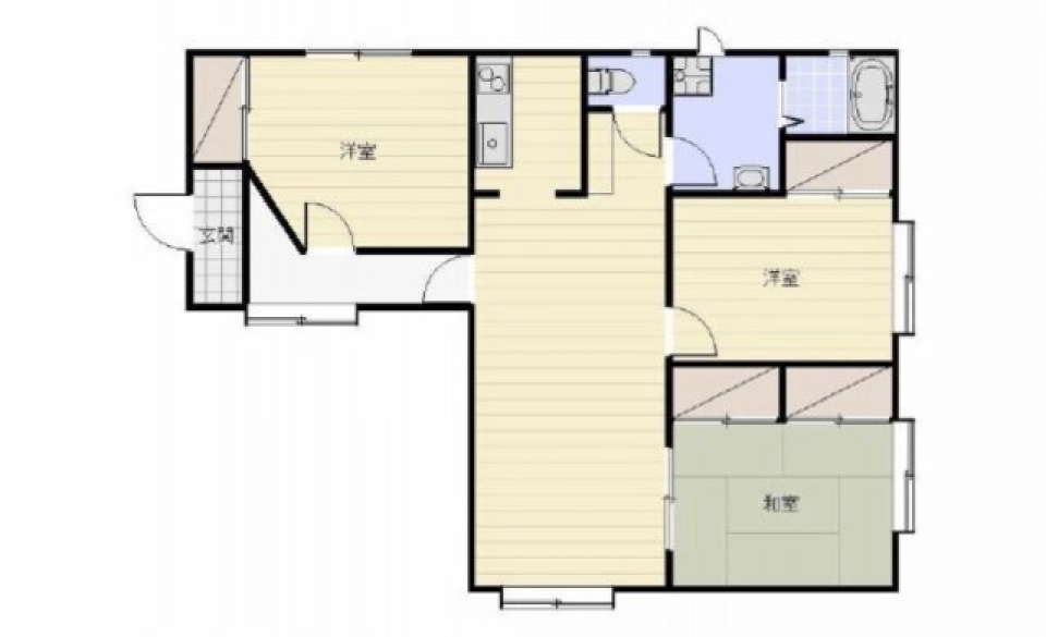 1階だからこそ良いことがある！の間取り図
