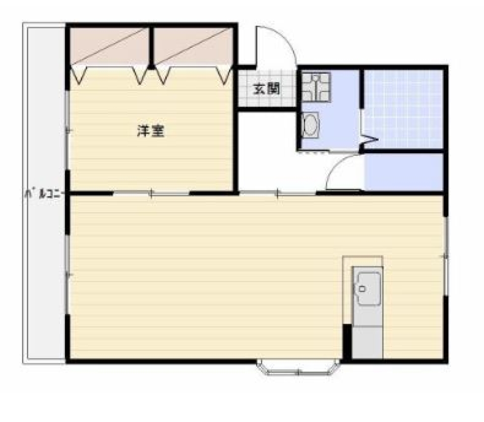 ひとりでも寂しくない！の間取り図