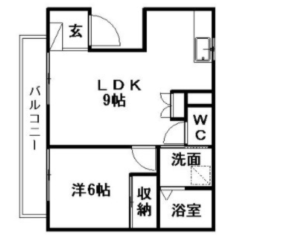 コンクリの魅力の間取り図