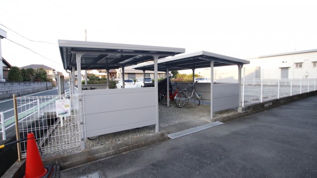駐輪場もあります