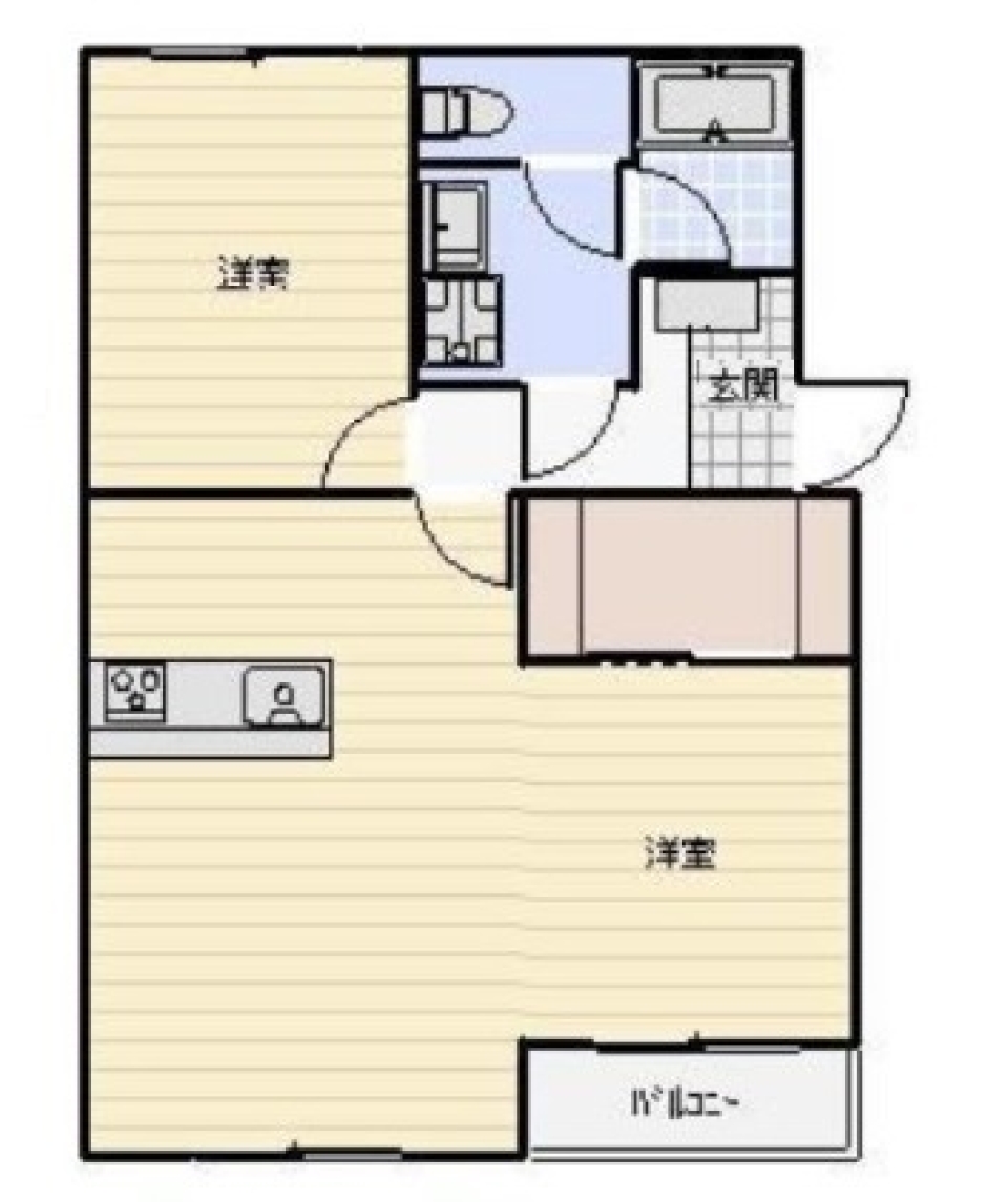話題のニッチと暮らすの間取り図
