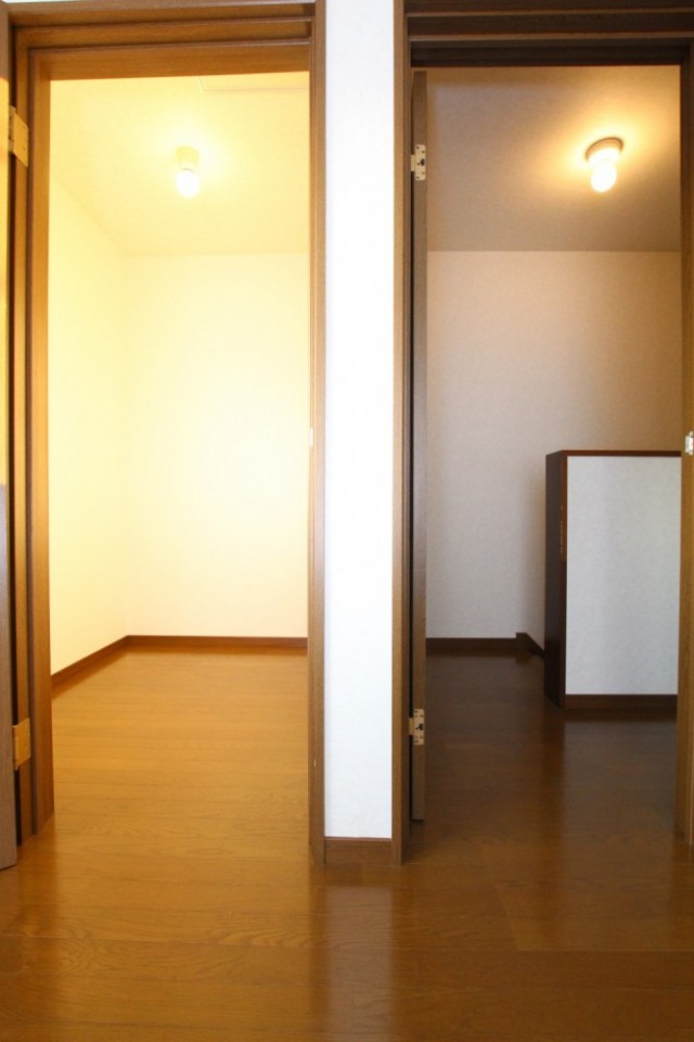 さらに北側洋室にはウォークインクローゼットだって。