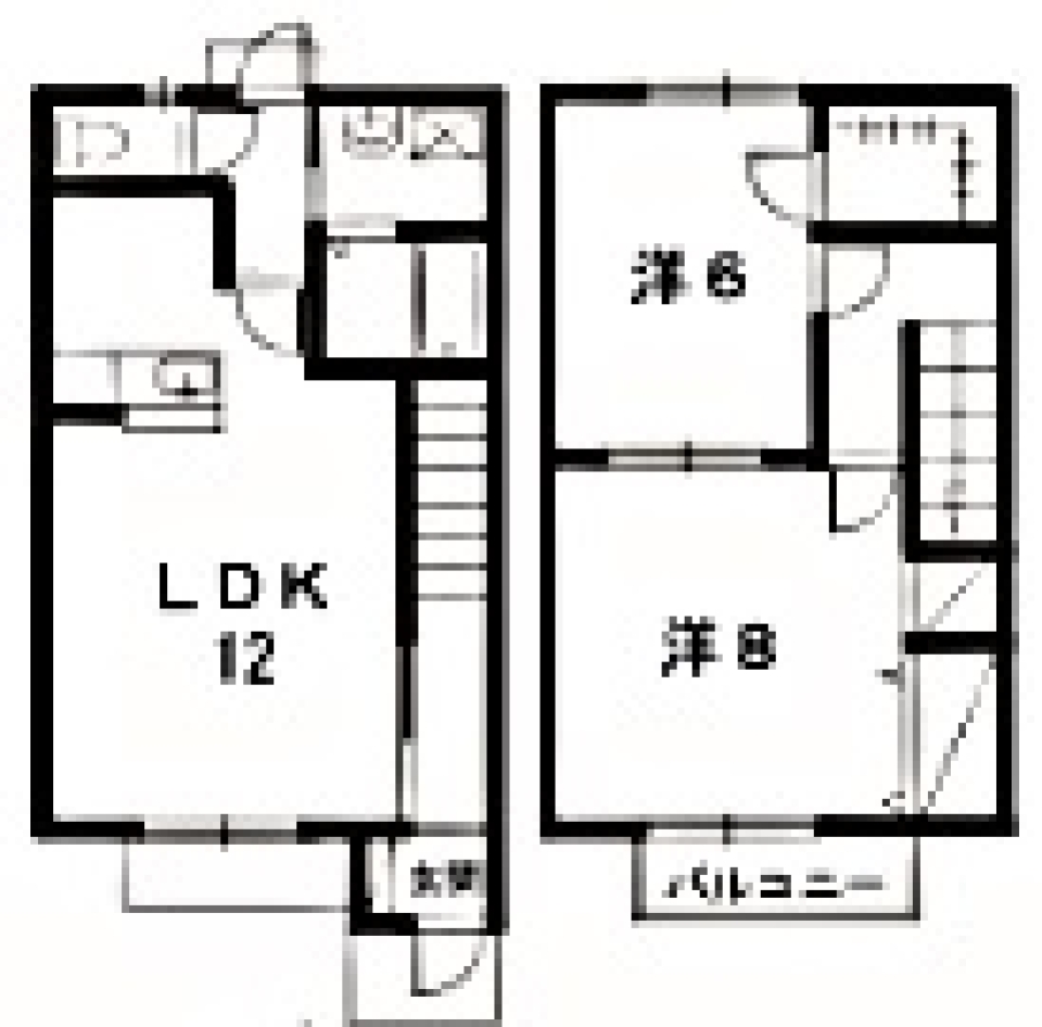 上・下を使える醍醐味。の間取り図