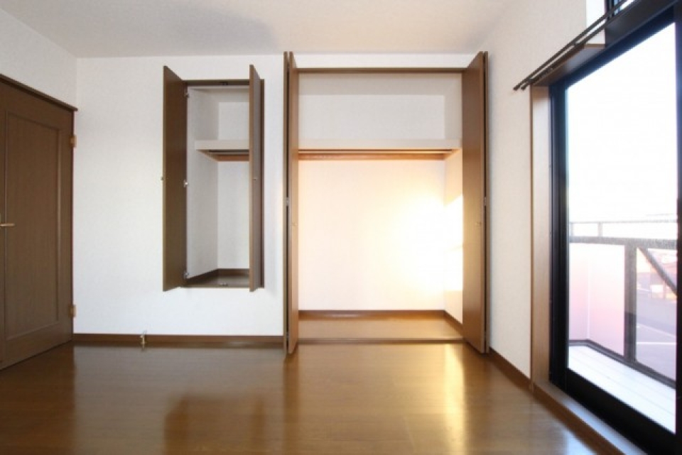1部屋で収納はこんなにも。
