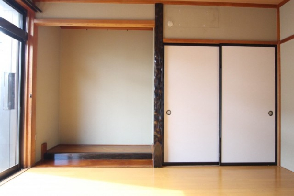 和室のなごり「床の間」。