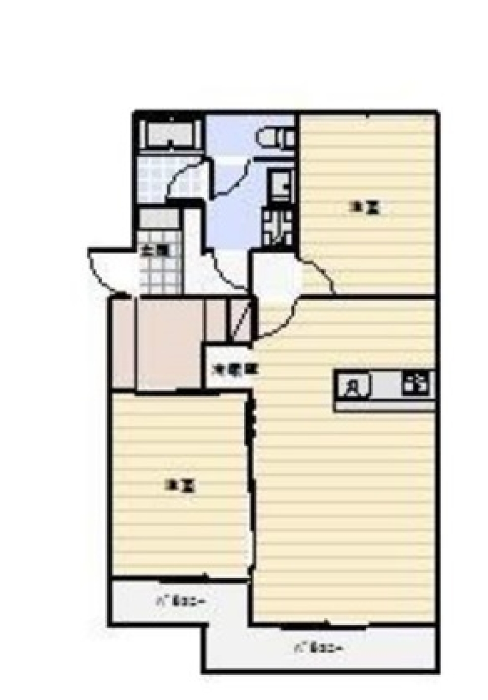 デザイナーズホテルに住まうの間取り図