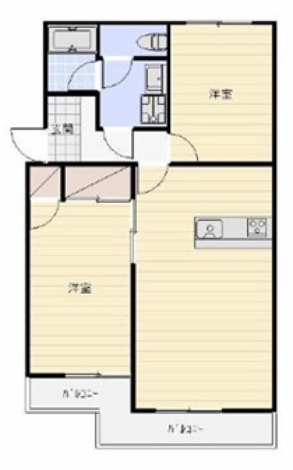 English classical styleの間取り図