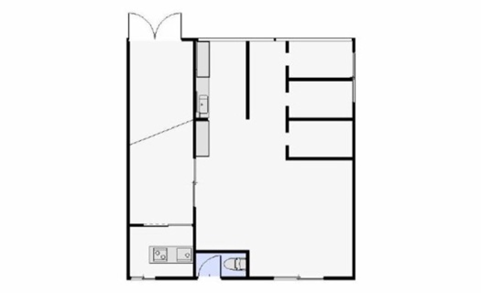 【事業用店舗】隠家サロンの間取り図