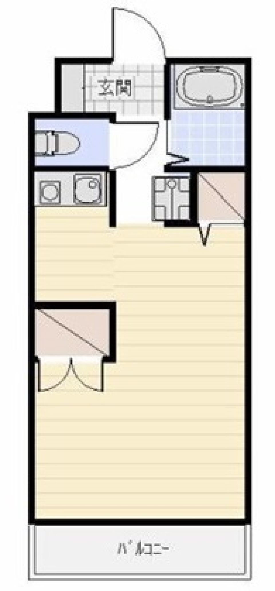 私の部屋は"倉庫風"の間取り図