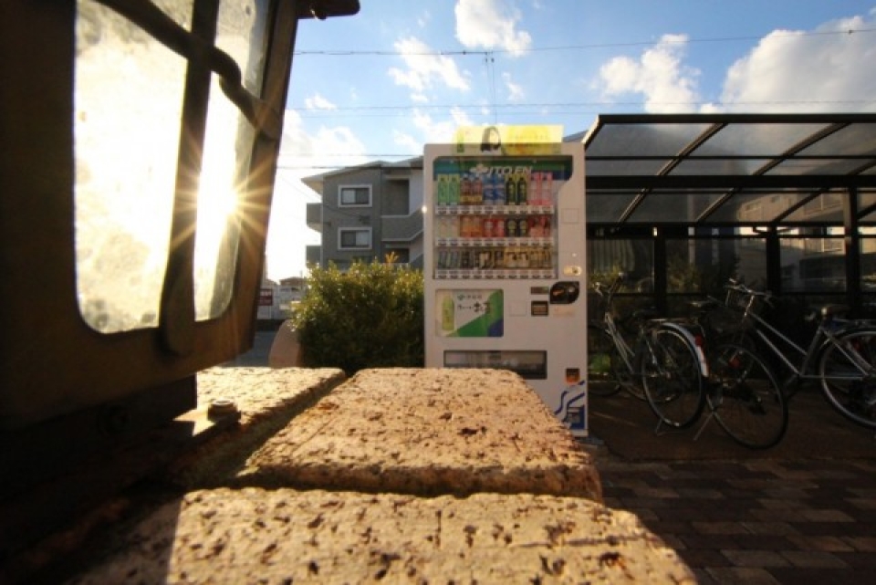 自販機が敷地内にあるの地味に嬉しい。