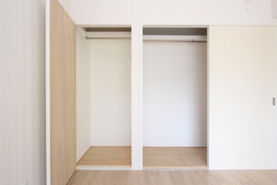 室内の収納はこの1ヶ所のみ。