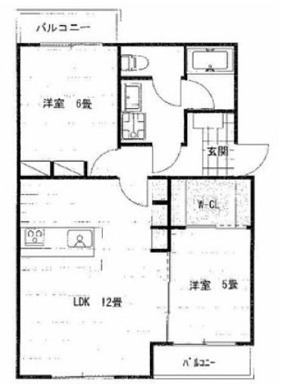 【リノベ物件】CHICな暮らしをここでの間取り図