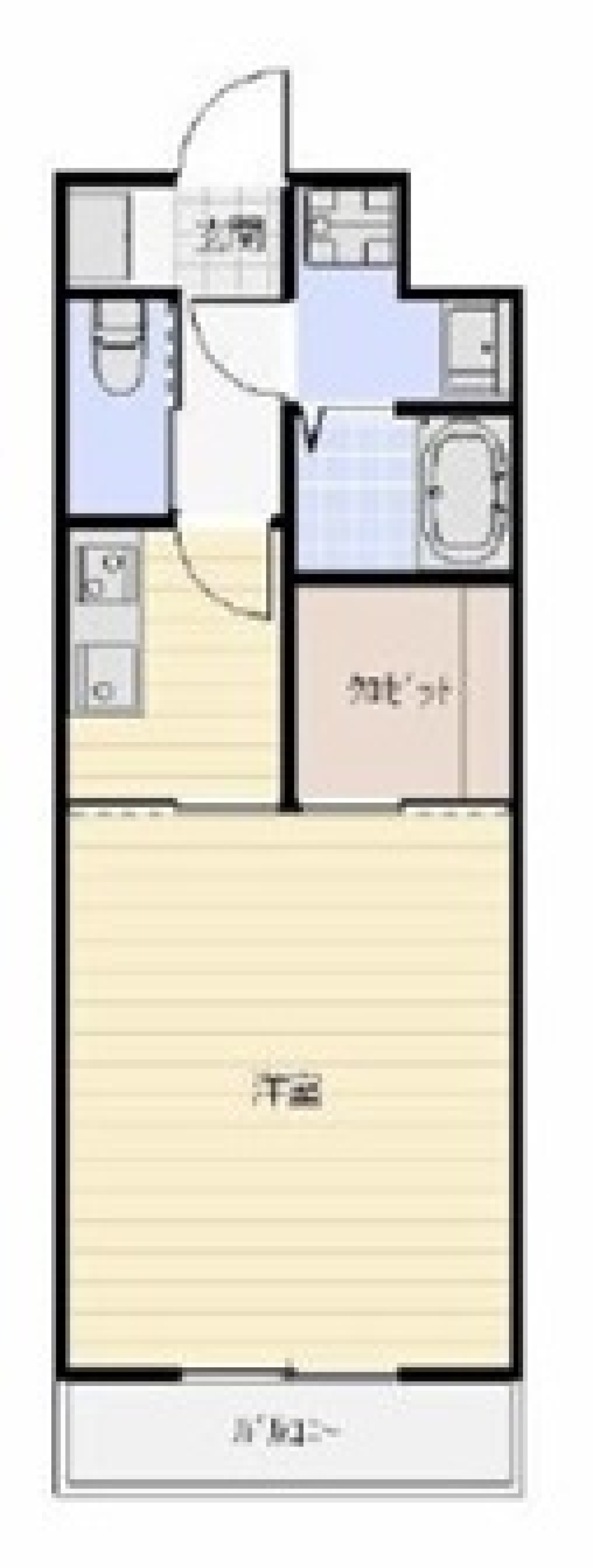クロード・モネを感じる部屋の間取り図
