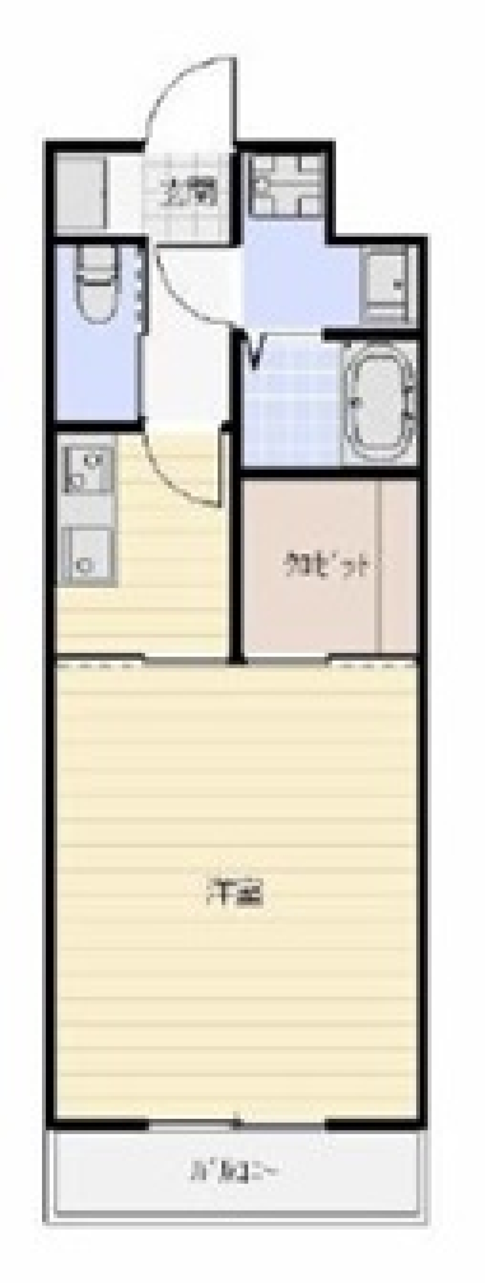 キッチン＆ウォークインの素敵なコラボ。の間取り図