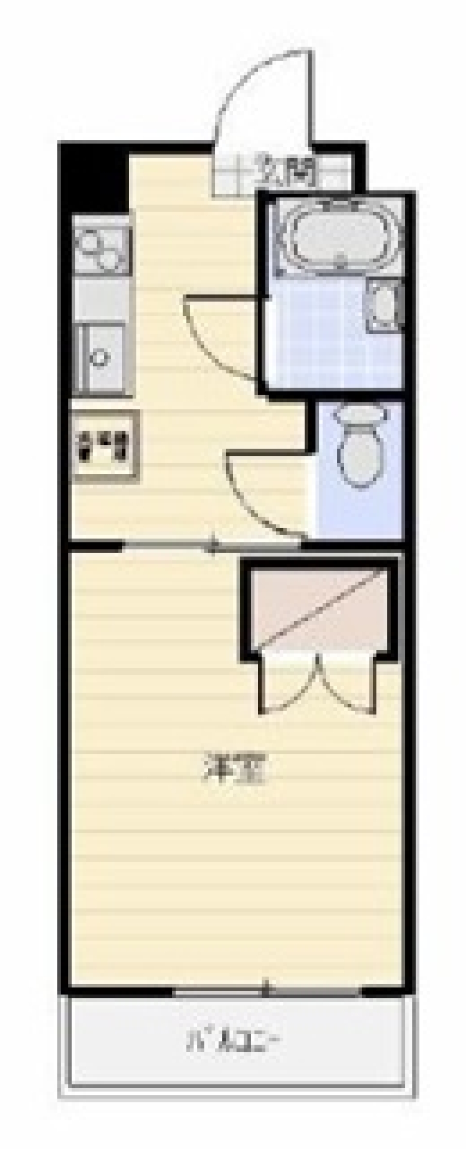 街中、屋根裏Life。の間取り図