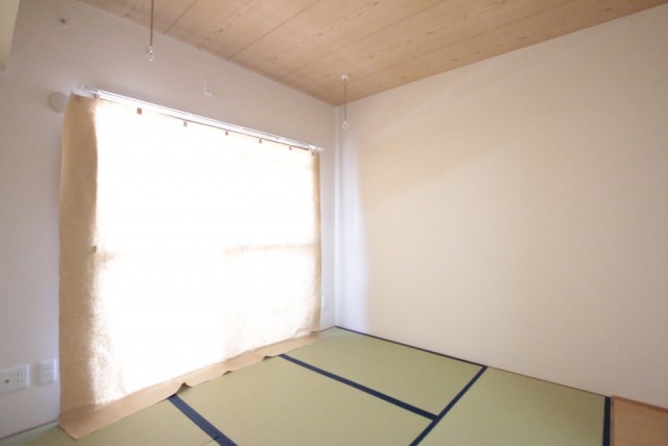 4.5帖の和室。日当たり良好です。