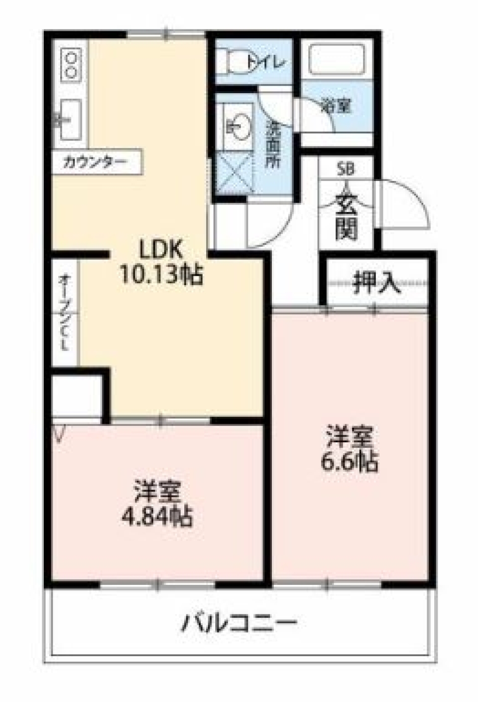 洞窟の間取り図