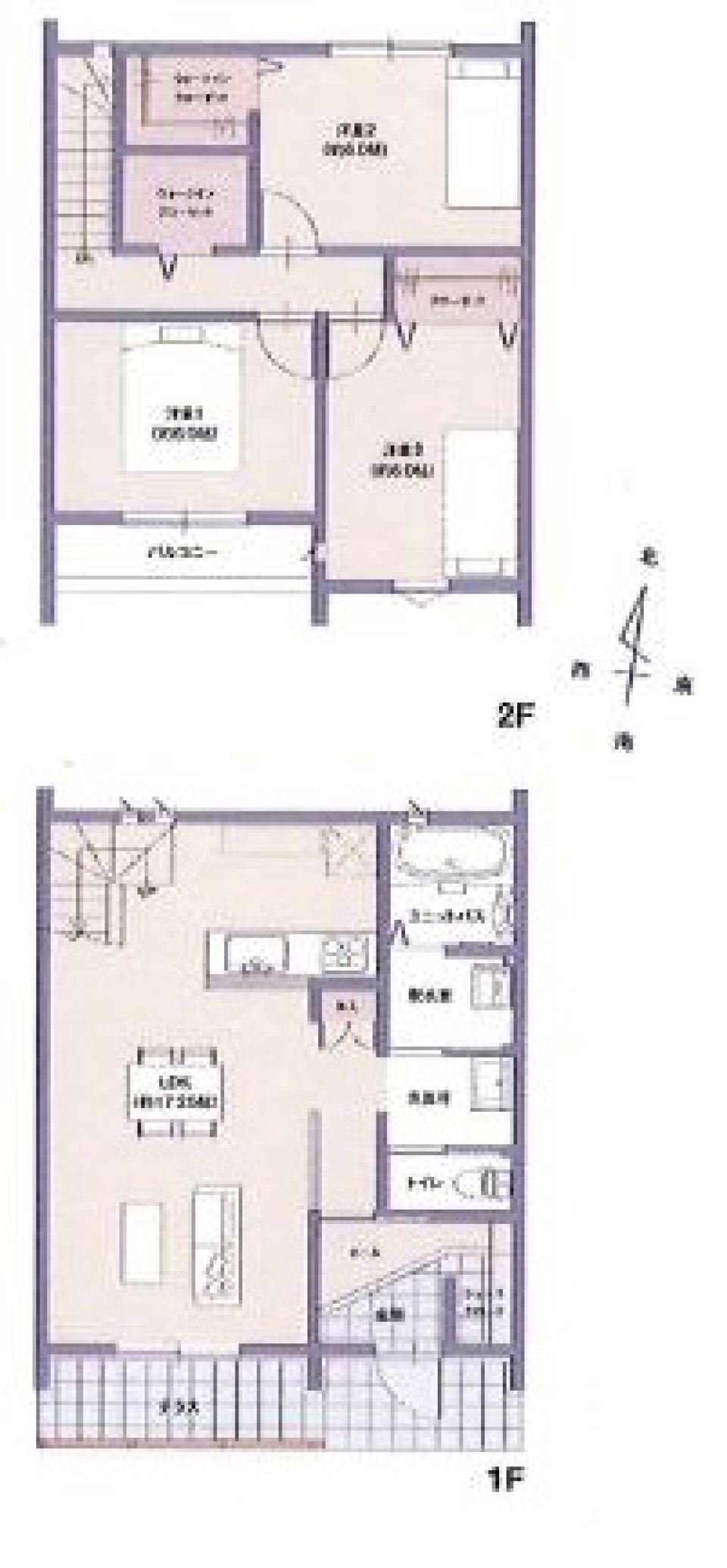 Casita FUKUROI.の間取り図