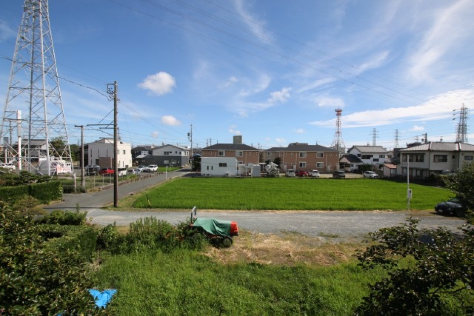 目の前が田んぼで、穏やかな気分にさせてくれます。