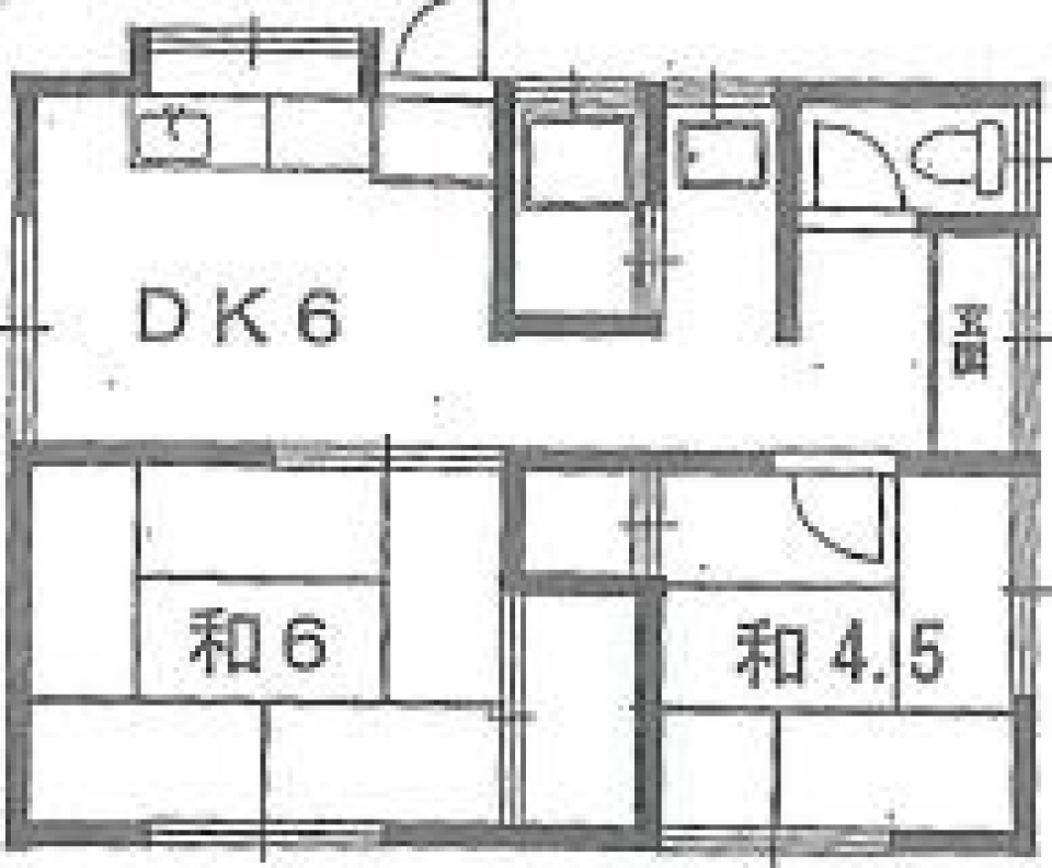 昭和５２年の間取り図