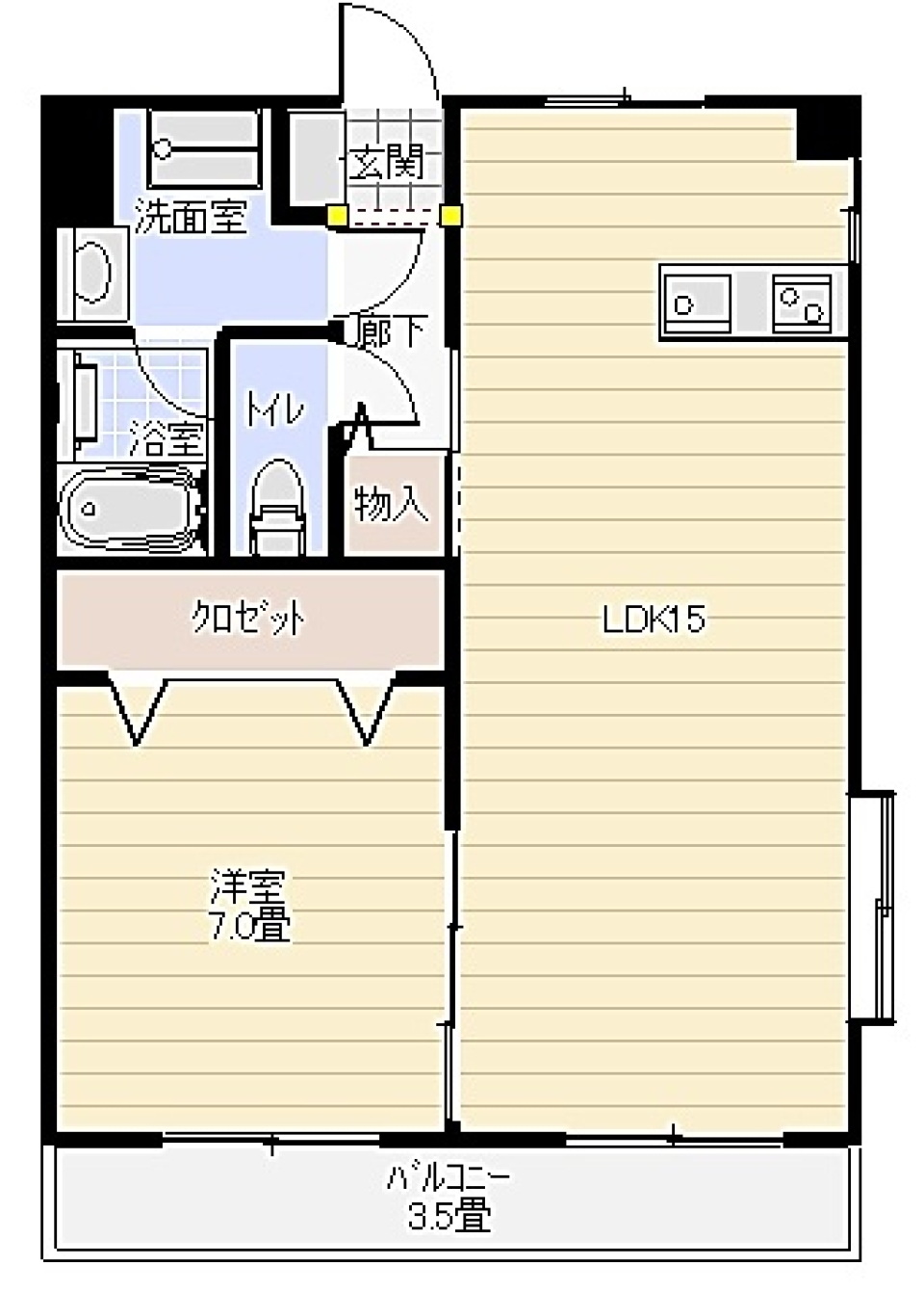 使い方は２タイプの間取り図