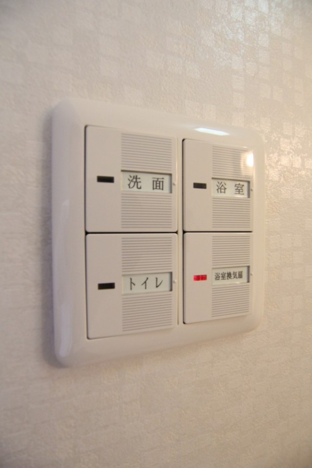 照明スイッチも大きく使いやす物へ一新してます。