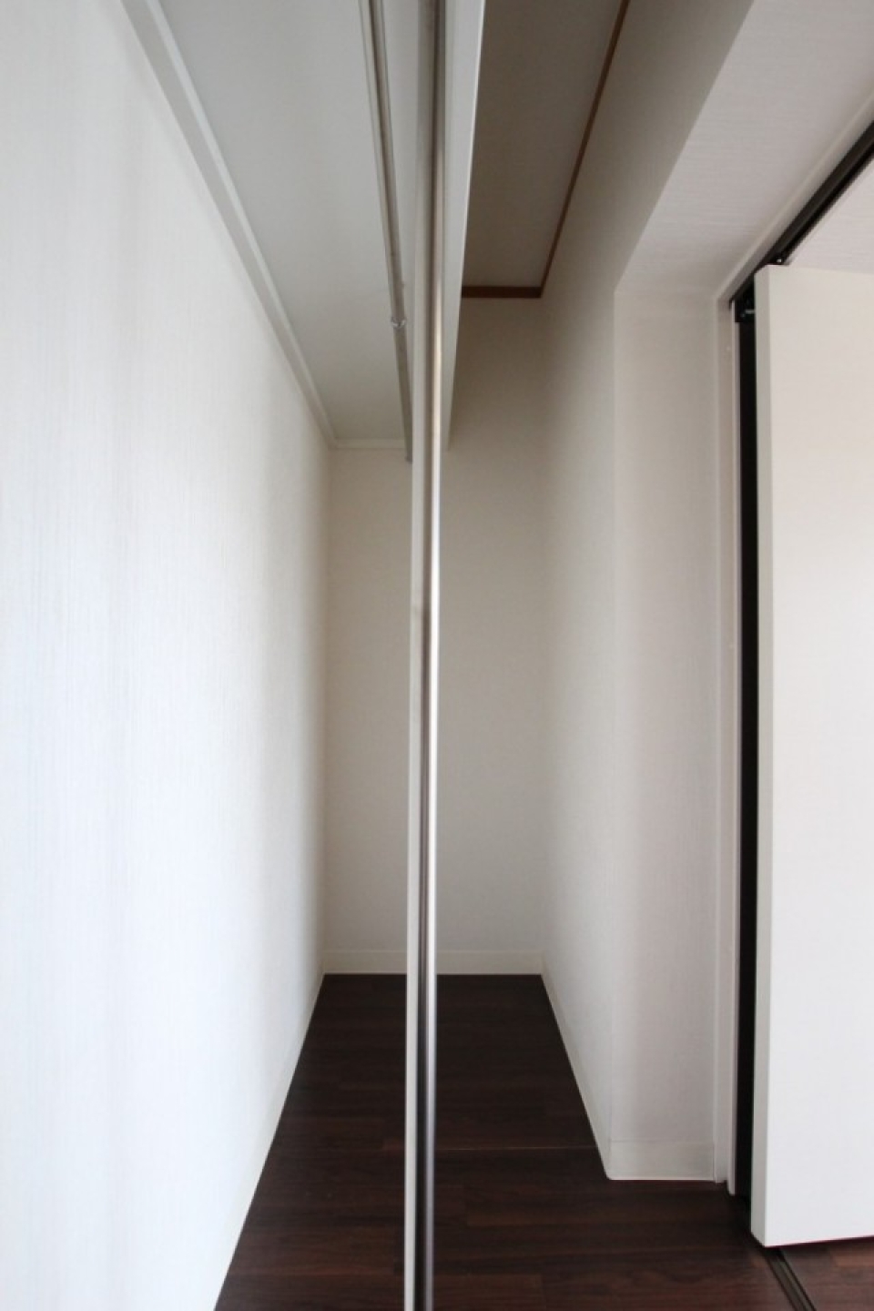 収納は1間半のクローゼット。
