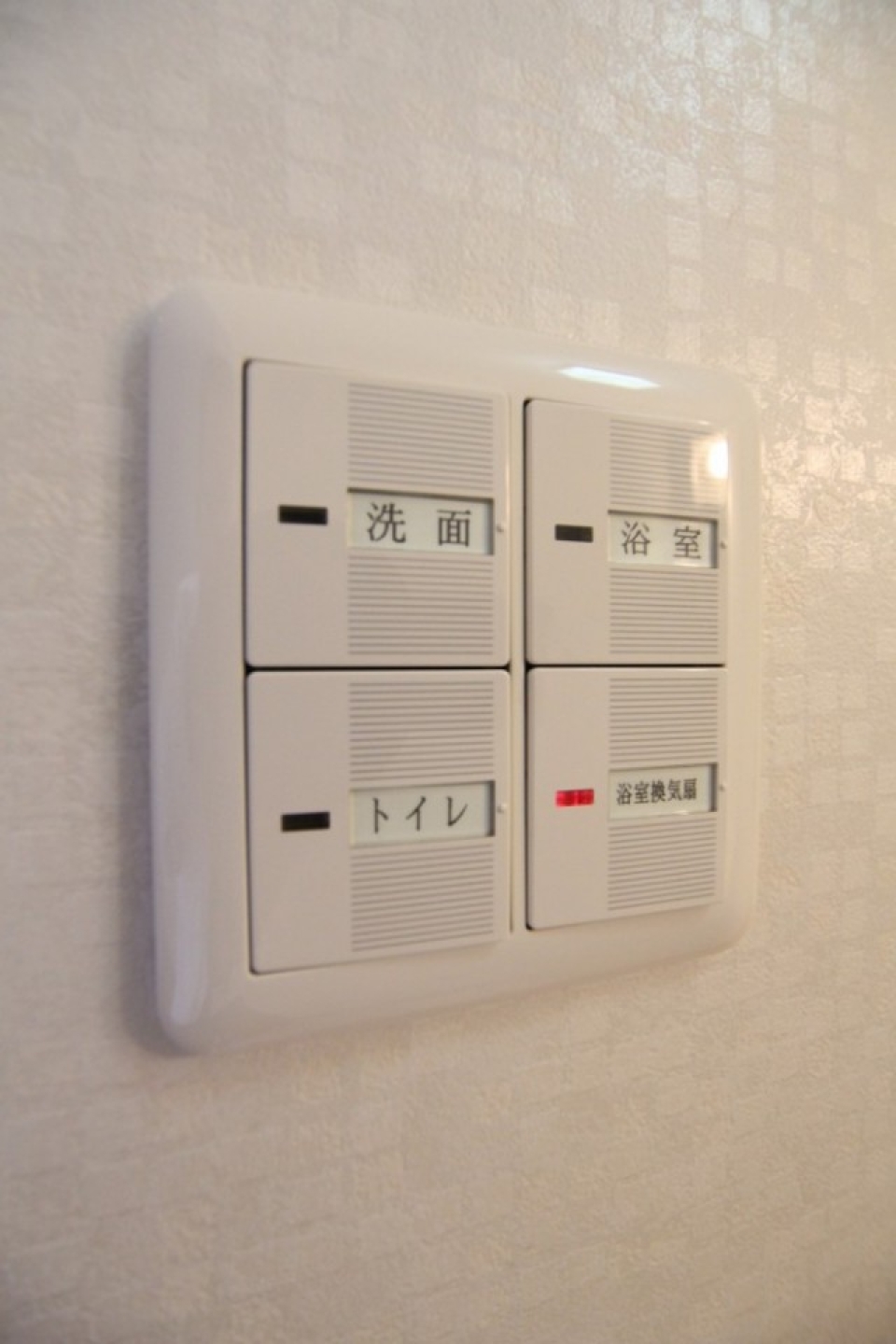 照明スイッチも大きく使いやす物へ一新してます。