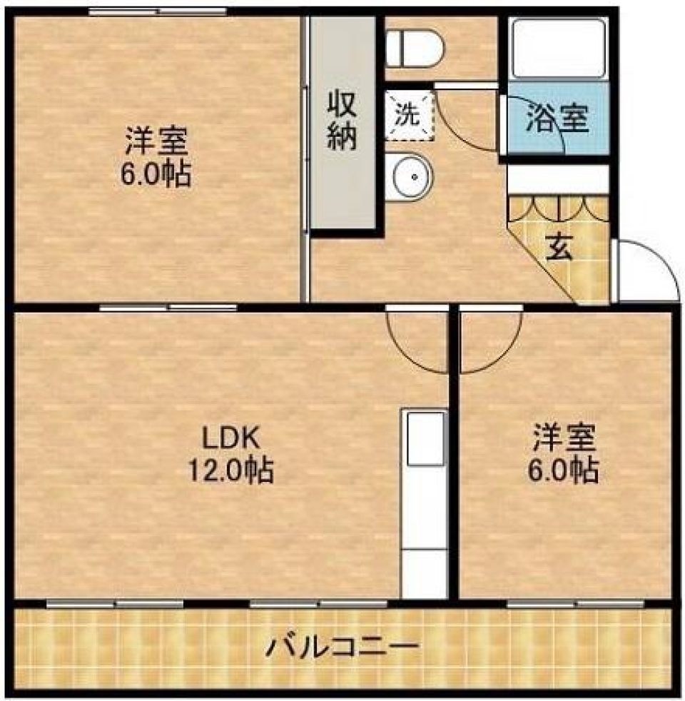 ペットもお洒落好き！？の間取り図