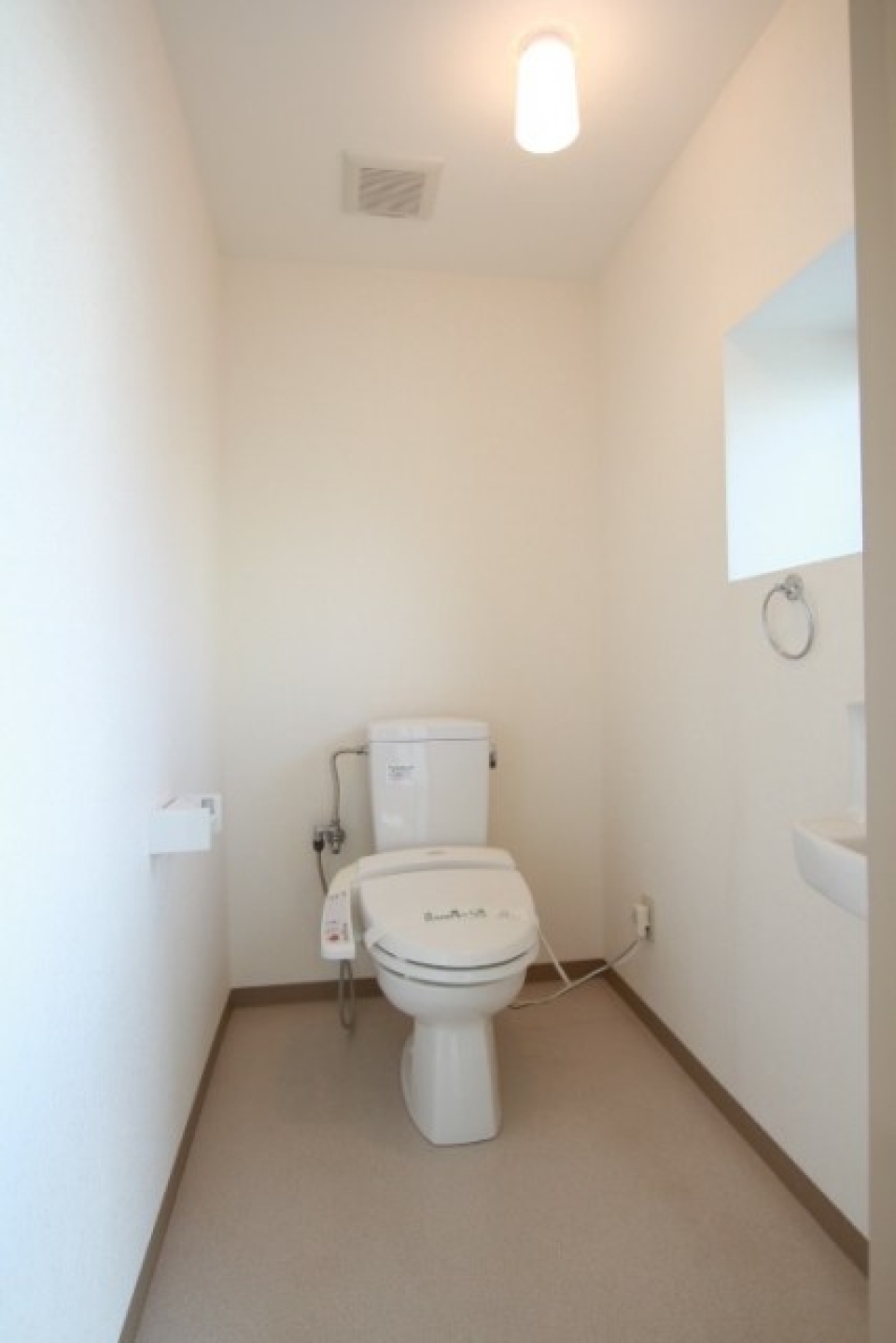 トイレも広め?