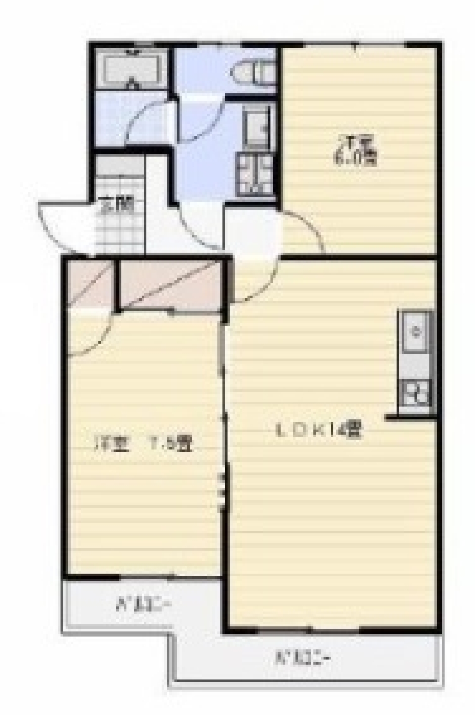 ハンモックのある暮らし。の間取り図