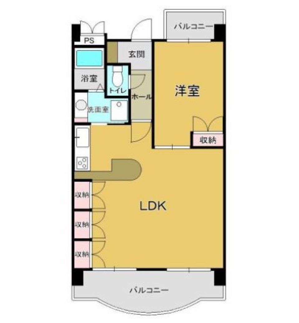 バブリー終焉デザイナーズMの間取り図