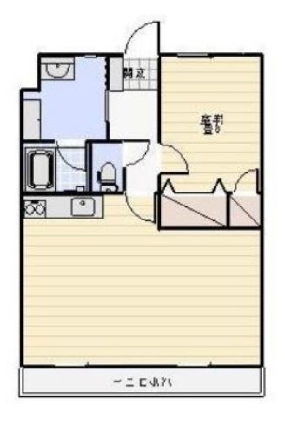 オシャレ＆広いリビングでまったり生活の間取り図