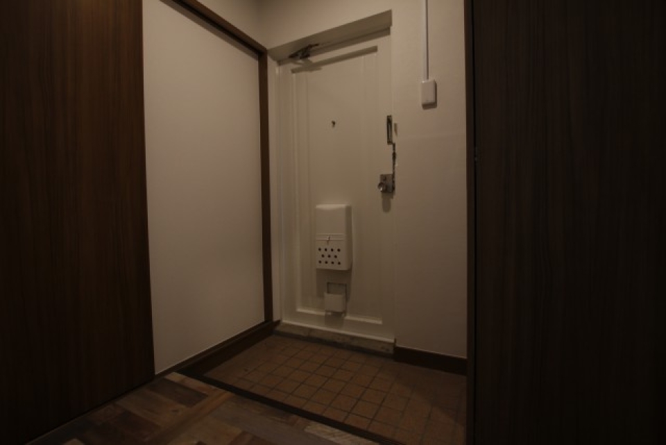玄関はこんな感じです。