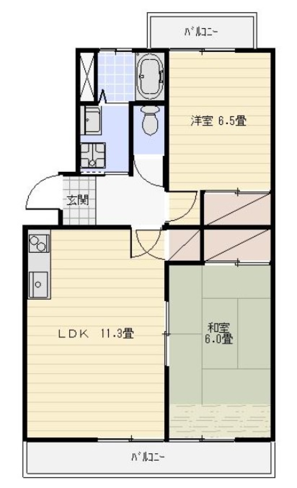小鳥のさえずりを聞きながら暮らすの間取り図