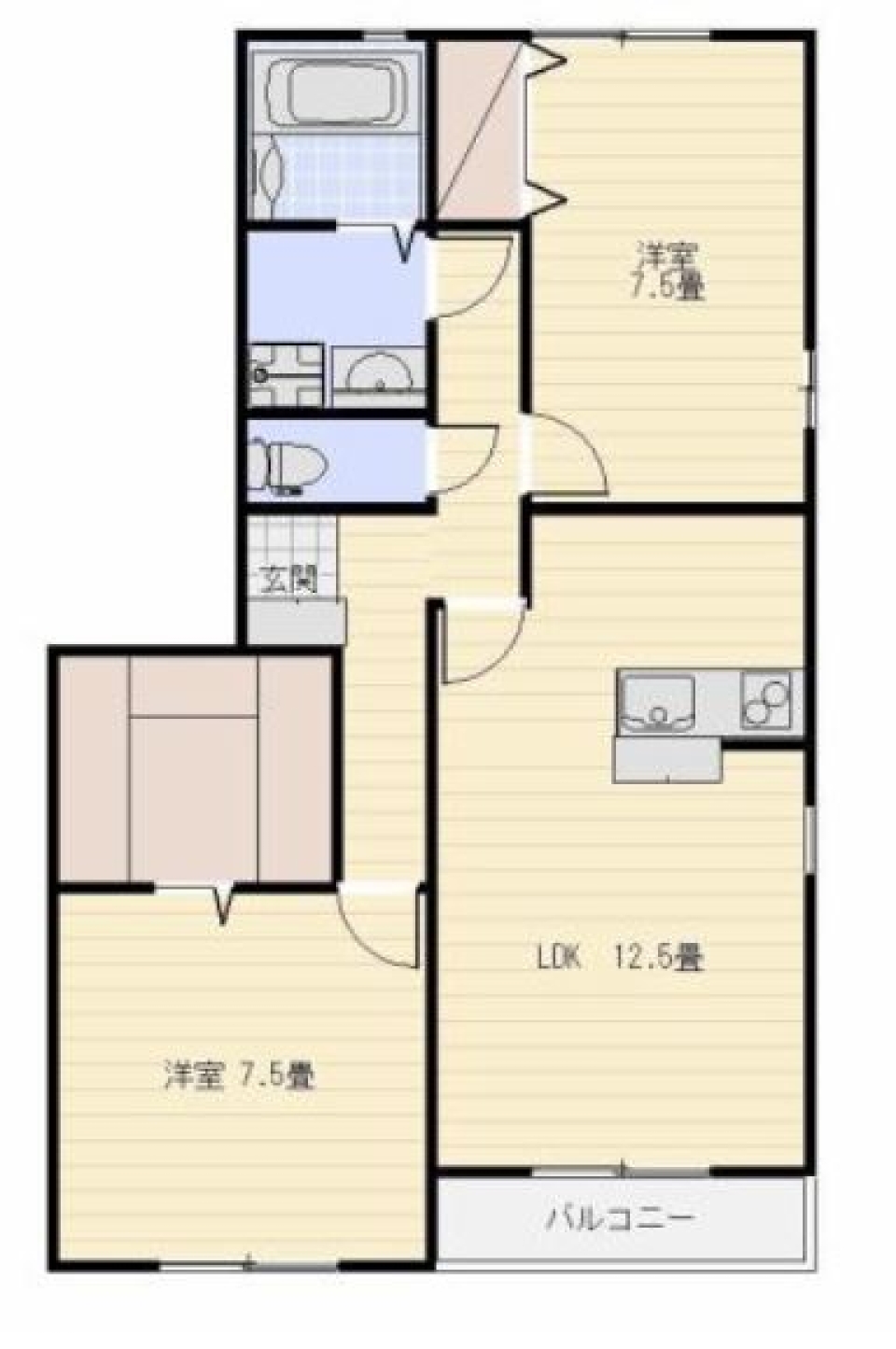 たっぷり収納、ゆっくり生活。の間取り図