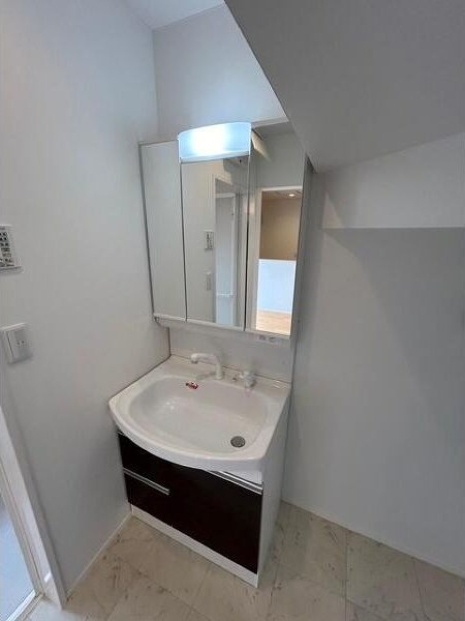 シャワー付き独立洗面台